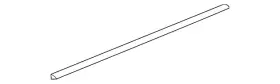 15116981 Gm Genuine Passenger Side Front Door Lower Weatherstrip