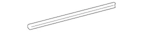 15238491 Gm Genuine Front Side Door Inner Panel Sealing Strip
