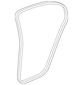 15878956 Gm Genuine Door Weather-strip