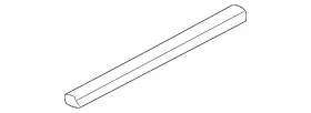 15959389 Gm Genuine Side Door Lower Seal