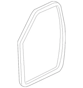 19168172 Gm Genuine Front Passenger Side Door Weatherstrip
