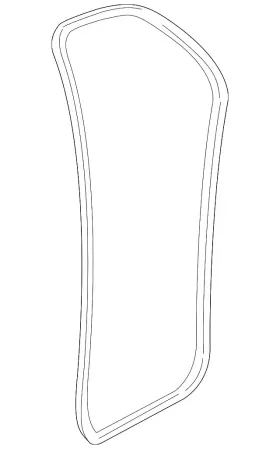 19179733 Gm Genuine Weatherstrip Asmfrt S/d Closed Carrier 19179733 Gm Genuine Weatherstrip Asmfrt S/d Closed Carrier