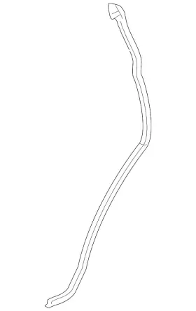 20919648 Gm Genuine Rear Driver Side Door Lower Auxiliary Sealing Strip