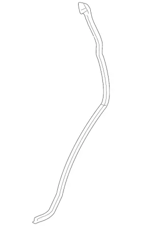 20998459 Gm Genuine Rear Passenger Side Door Lower Auxiliary Sealing Strip 20998459 Gm Genuine Rear Passenger Side Door Lower Auxiliary Sealing Strip