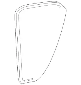 22623348 Gm Genuine Weatherstrip Assembly-rear S/d Service In-plant