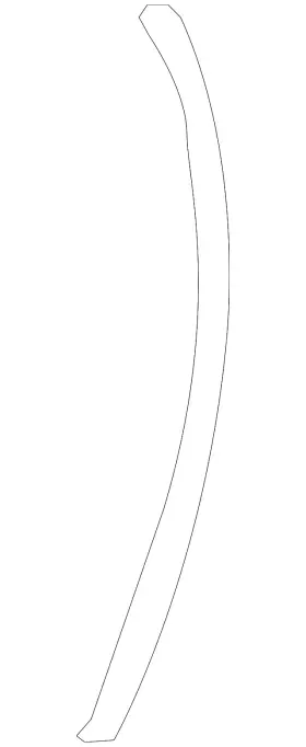 22754387 Gm Genuine Rear Driver Side Door Lower Auxiliary Sealing Strip