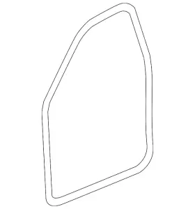 22766400 Gm Genuine Driver Side Front Door Weatherstrip
