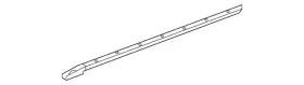 23253589 Gm Genuine Passenger Side Front Door Lower Auxiliary Weatherstrip #2