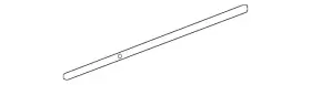 23253596 Gm Genuine Rear Driver Side Door Weatherstrip