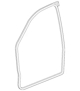 23277123 Gm Genuine Driver Side Front Door Weatherstrip