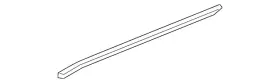 23377360 Gm Genuine Front Driver Side Door Lower Auxiliary Weatherstrip