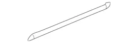 23377368 Gm Genuine Rear Passenger Side Door Lower Auxiliary Weatherstrip 23377368 Gm Genuine Rear Passenger Side Door Lower Auxiliary Weatherstrip