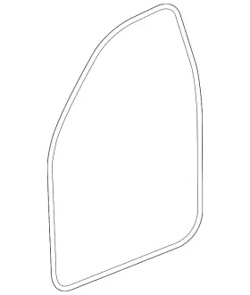 23446707 Gm Genuine Front Side Door Weatherstrip #2