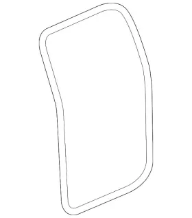 23446715 Gm Genuine Rear Side Door Weatherstrip #3