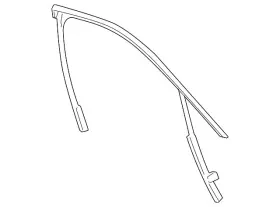23477186 Gm Genuine Weatherstrip Assembly-front S/d Wdo