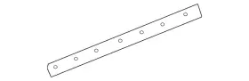 25641830 Gm Genuine Lower Weather-strip 25641830 Gm Genuine Lower Weather-strip