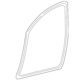 25721147 Gm Genuine Driver Side Front Door Weatherstrip - Oem General Motors