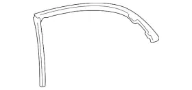 25740829 Gm Genuine Weatherstrip 25740829 Gm Genuine Weatherstrip