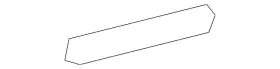 25919498 Gm Genuine Rear Side Door Roof Drip Weatherstrip