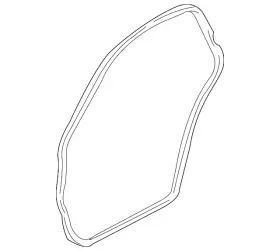 25956348 Gm Genuine F S Weatherstrip