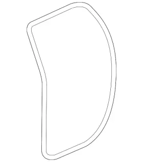 25962300 Gm Genuine Surround Weather-strip 25962300 Gm Genuine Surround Weather-strip
