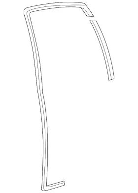 30028278 Gm Genuine Door Weather-strip 30028278 Gm Genuine Door Weather-strip