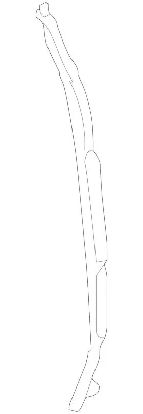42440820 Gm Genuine Front Driver Side Door Auxiliary Weatherstrip