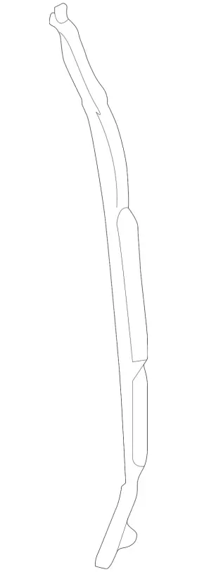 42440821 Gm Genuine Front Passenger Side Door Auxiliary Weatherstrip