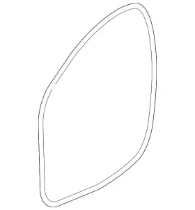 42444596 Gm Genuine Front Driver Side Door Weatherstrip