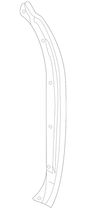 42756517 Gm Genuine Front Driver Side Door Auxiliary Weatherstrip 42756517 Gm Genuine Front Driver Side Door Auxiliary Weatherstrip
