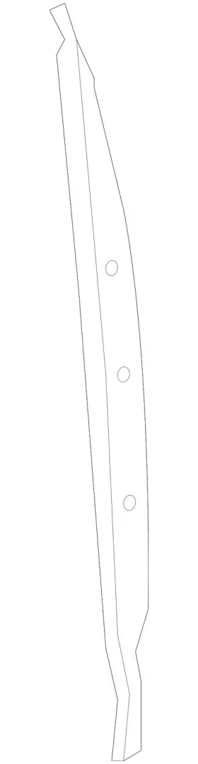 84028321 Gm Genuine Front Passenger Side Door Auxiliary Weatherstrip