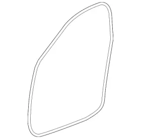 84056853 Gm Genuine Light Platinum Front Side Door Weatherstrip #2