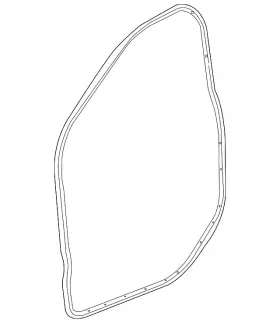 84222073 Gm Genuine Front Driver Side Door Weatherstrip