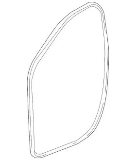 84227269 Gm Genuine Front Side Door Weatherstrip
