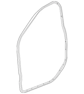 84228140 Gm Genuine Front Driver Side Door Weatherstrip