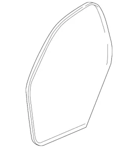 84234953 Gm Genuine Front Driver Side Door Weatherstrip