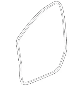 84270782 Gm Genuine Front Driver Side Door Weatherstrip