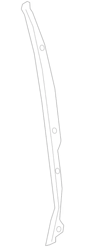 84551909 Gm Genuine Front Driver Side Door Auxiliary Weatherstrip