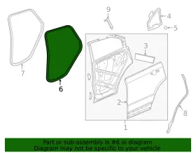 84600672 Gm Genuine Door Weather-strip #2