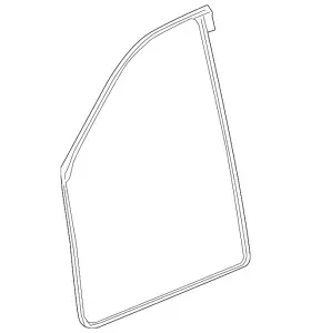84741687 Gm Genuine Front Driver Side Door Weatherstrip