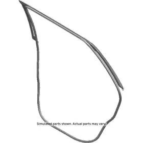 84843463 Gm Genuine Rear Passenger Side Door Weatherstrip 84843463 Gm Genuine Rear Passenger Side Door Weatherstrip
