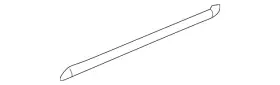84862520 Gm Genuine Rear Passenger Side Door Lower Auxiliary Weatherstrip