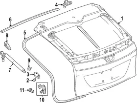85117676 Gm Genuine F S Weatherstrip