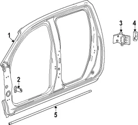 85632355 Gm Genuine Lower Weather-strip 85632355 Gm Genuine Lower Weather-strip