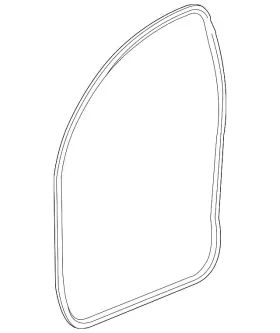 Gm 86547082 Genuine Body Weather-strip