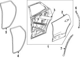 86597910 Gm Genuine F S Weatherstrip