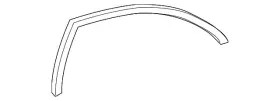 96624068 Gm Genuine Driver Side Front Door Window Weatherstrip