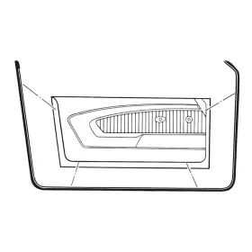 3022-425-69p Goodmark Door Seal Front 1969-1970 Ford Mustang