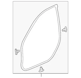 72310-30a-a11 Honda Genuine W Strip R Front Dr 72310-30a-a11 Honda Genuine W Strip R Front Dr