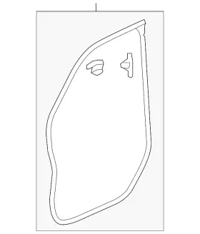 72315-sza-a01zb Honda Genuine Front Weather-strip 72315-sza-a01zb Honda Genuine Front Weather-strip